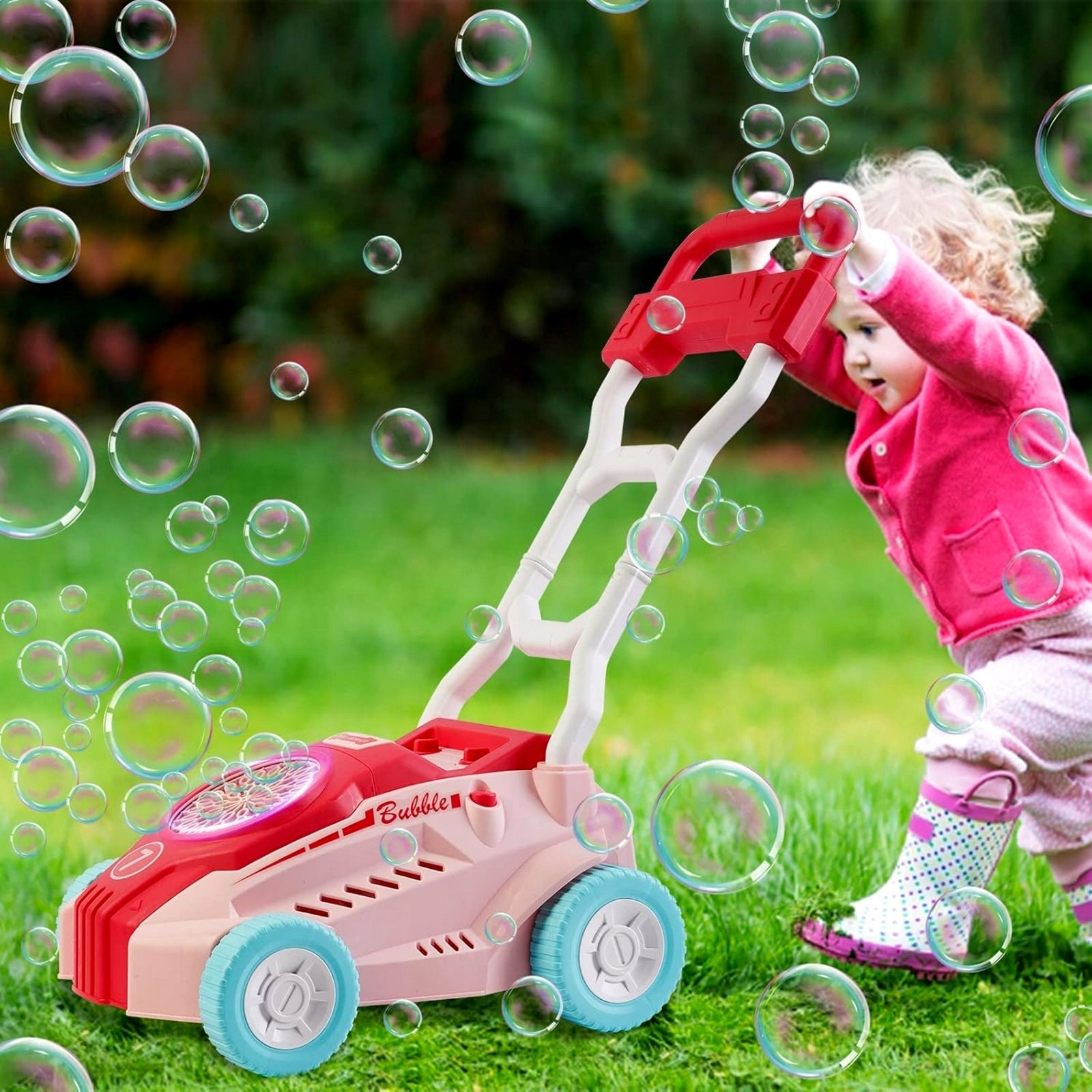 MOWER SOAP BUBBLE MACHINE BUBBLE RELEASE GENERATOR LT Large Packaging status original