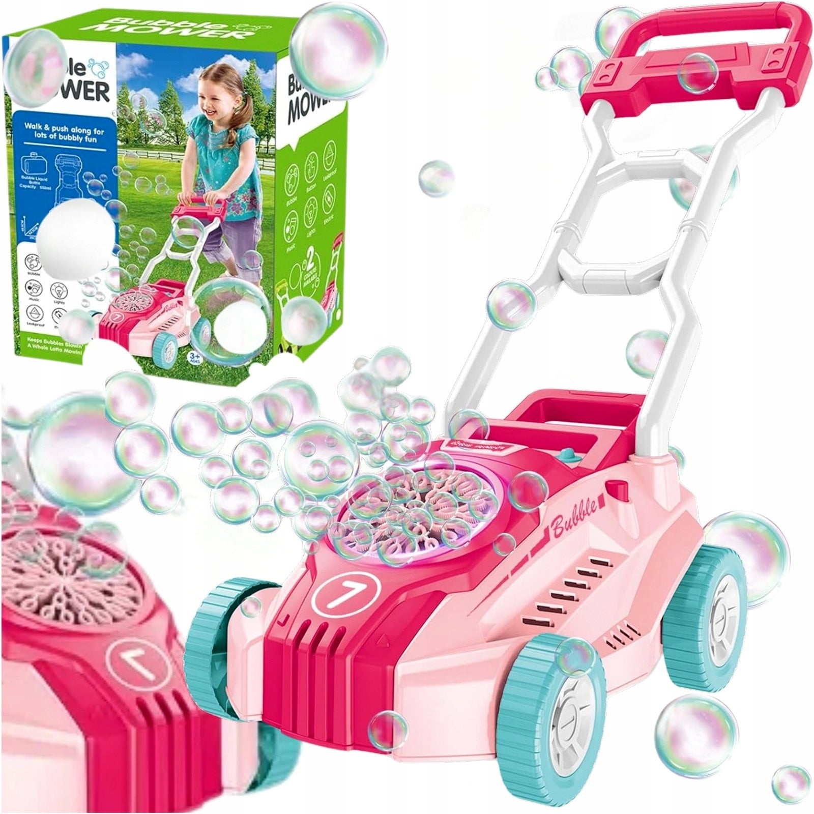MOWER SOAP BUBBLE MACHINE BUBBLE RELEASE GENERATOR LT Large