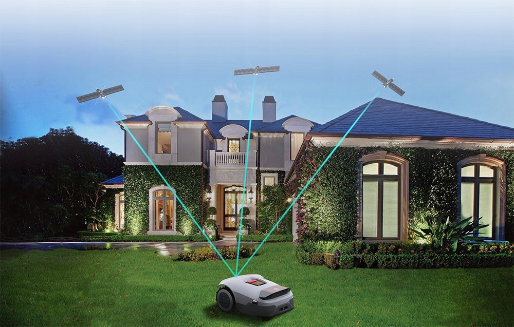 MOWING ROBOT WITHOUT CABLE 3600m2 AI 4 CAMERAS 10Ah GPS RTK ANTHBOT GENIE3000 Model 3000