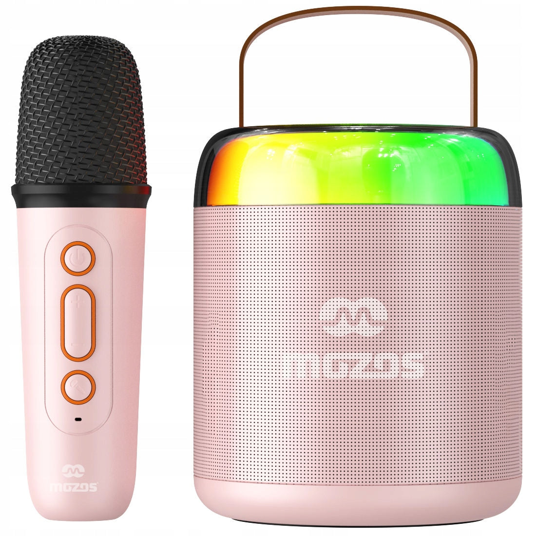 MOZOS MK-PINK KARAOKE MICROPHONE BLUETOOTH SPEAKER FOR KIDS