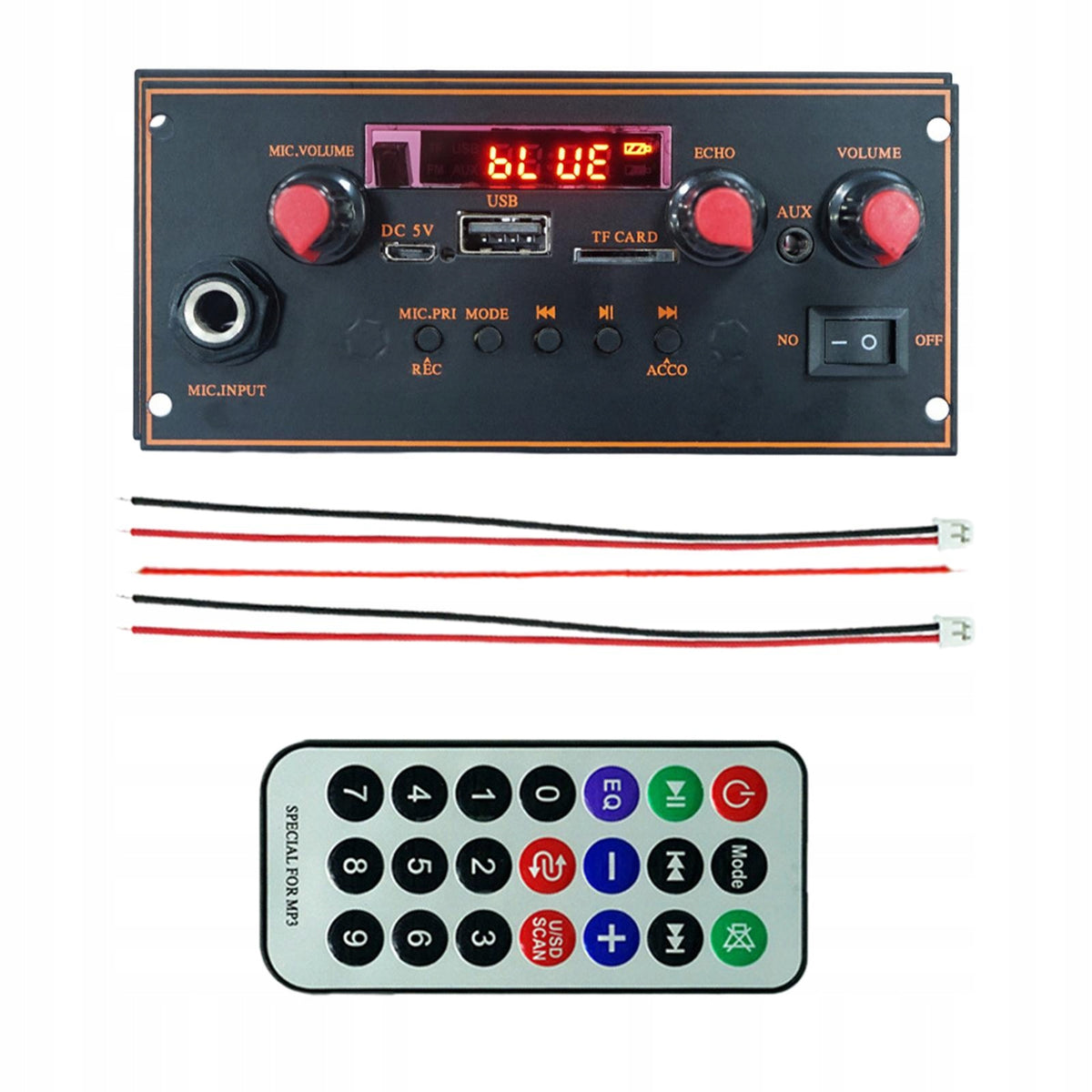 MP3 Audio Decoder Board Power Off Memory Function Lossless Gray Controller