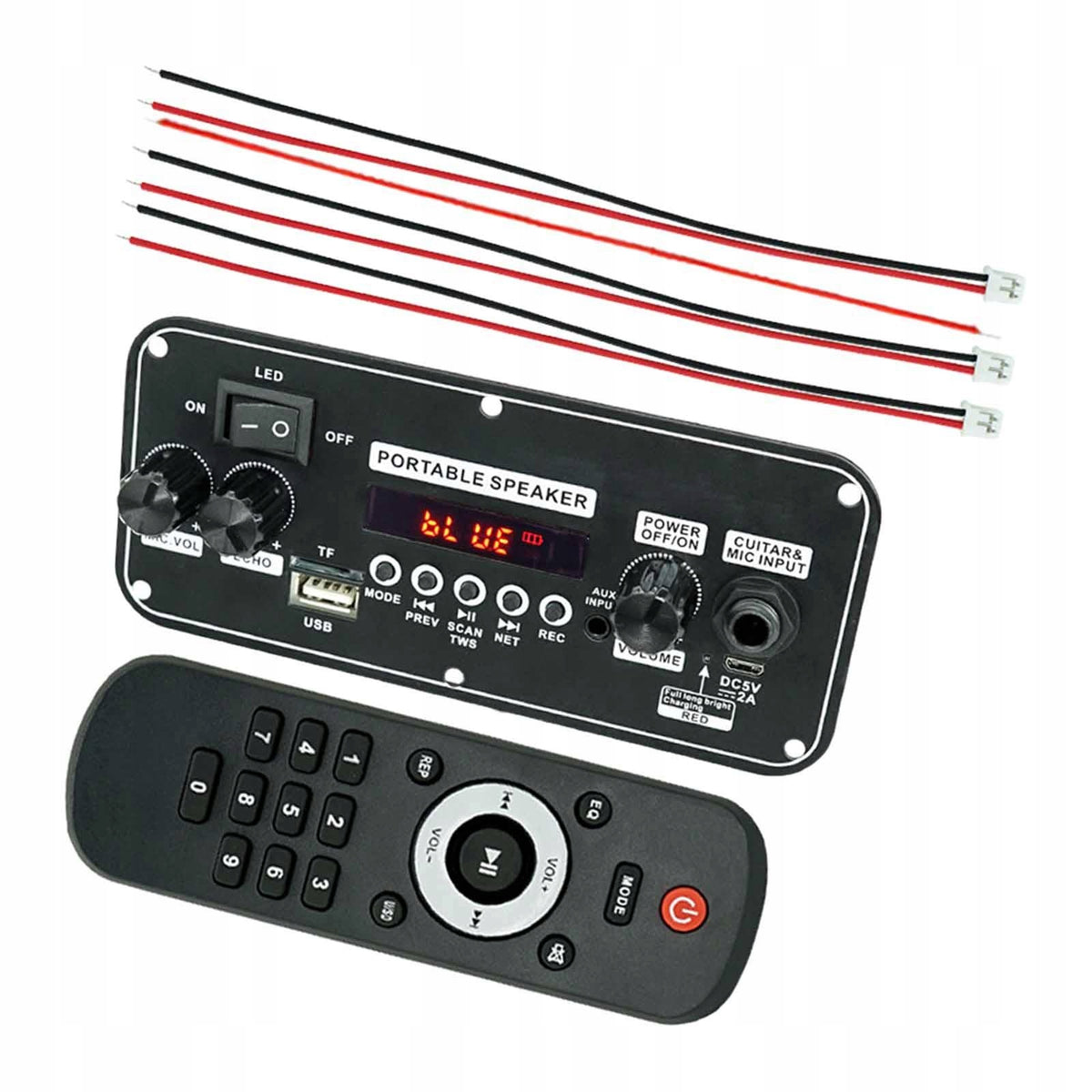 MP3 Bluetooth Decoder Board Dual Decoding High Large Black Brand no brand