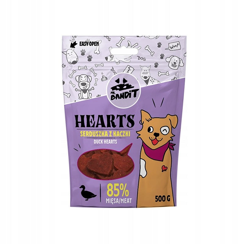 MR.BANDIT DUCK HEARTS 500G