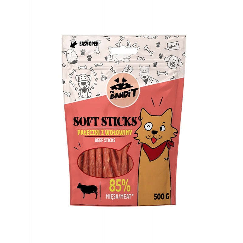 MR. BANDIT SOFT STICKS BEEF STICKS 500G