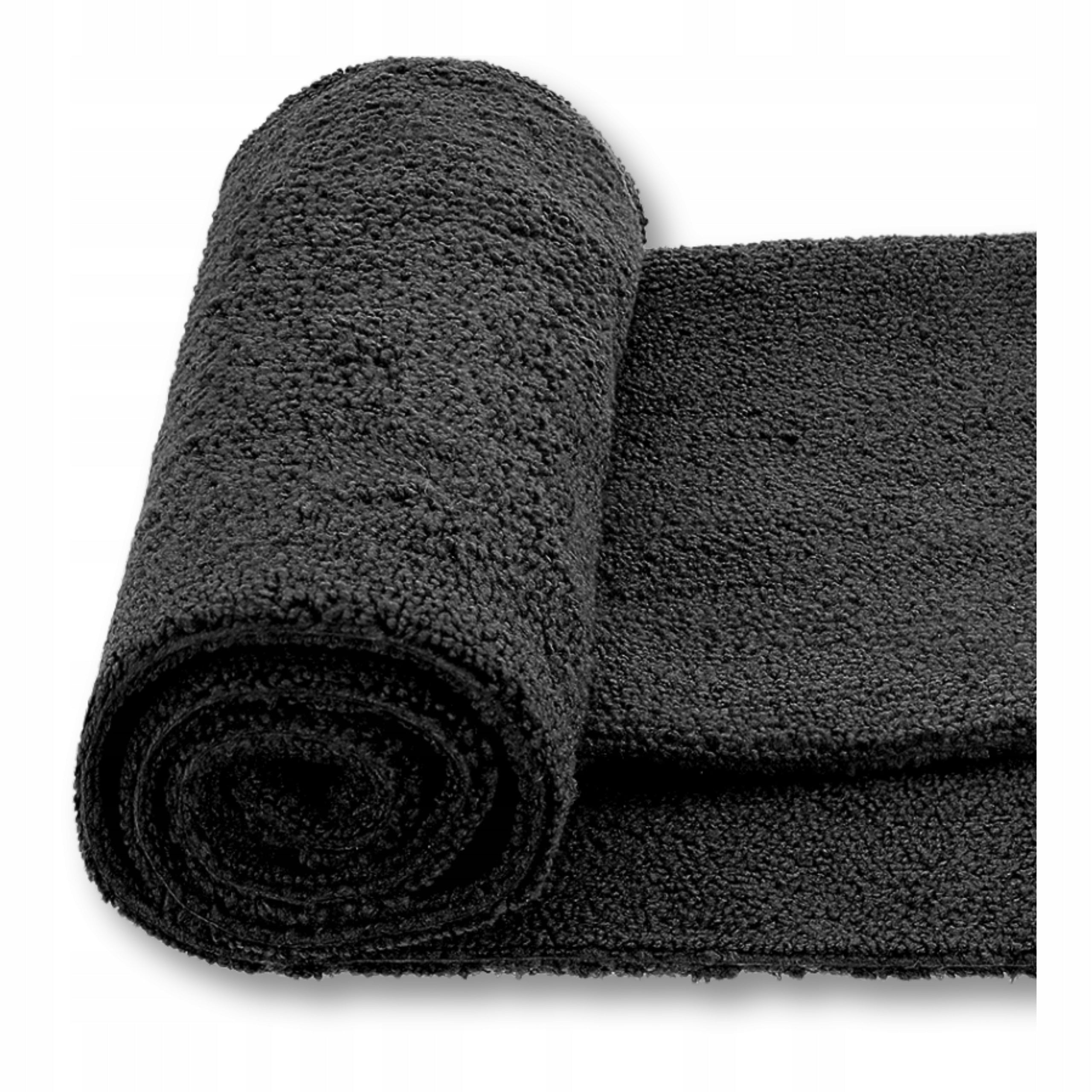 MR RAG black edgeless microfiber cloth 380GSM for car paint 40x40cm