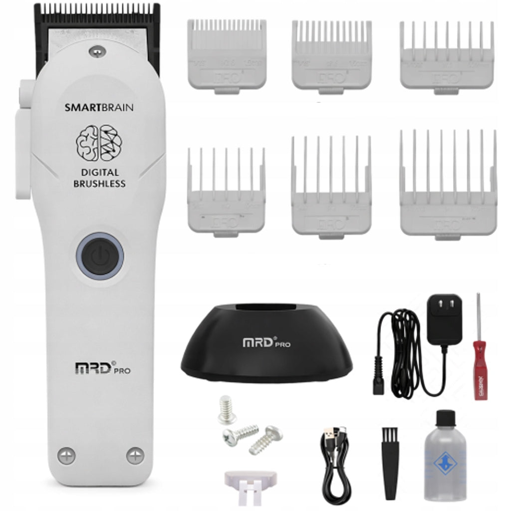 MRD Pro HC-3969ST-White Professional Hair Clipper