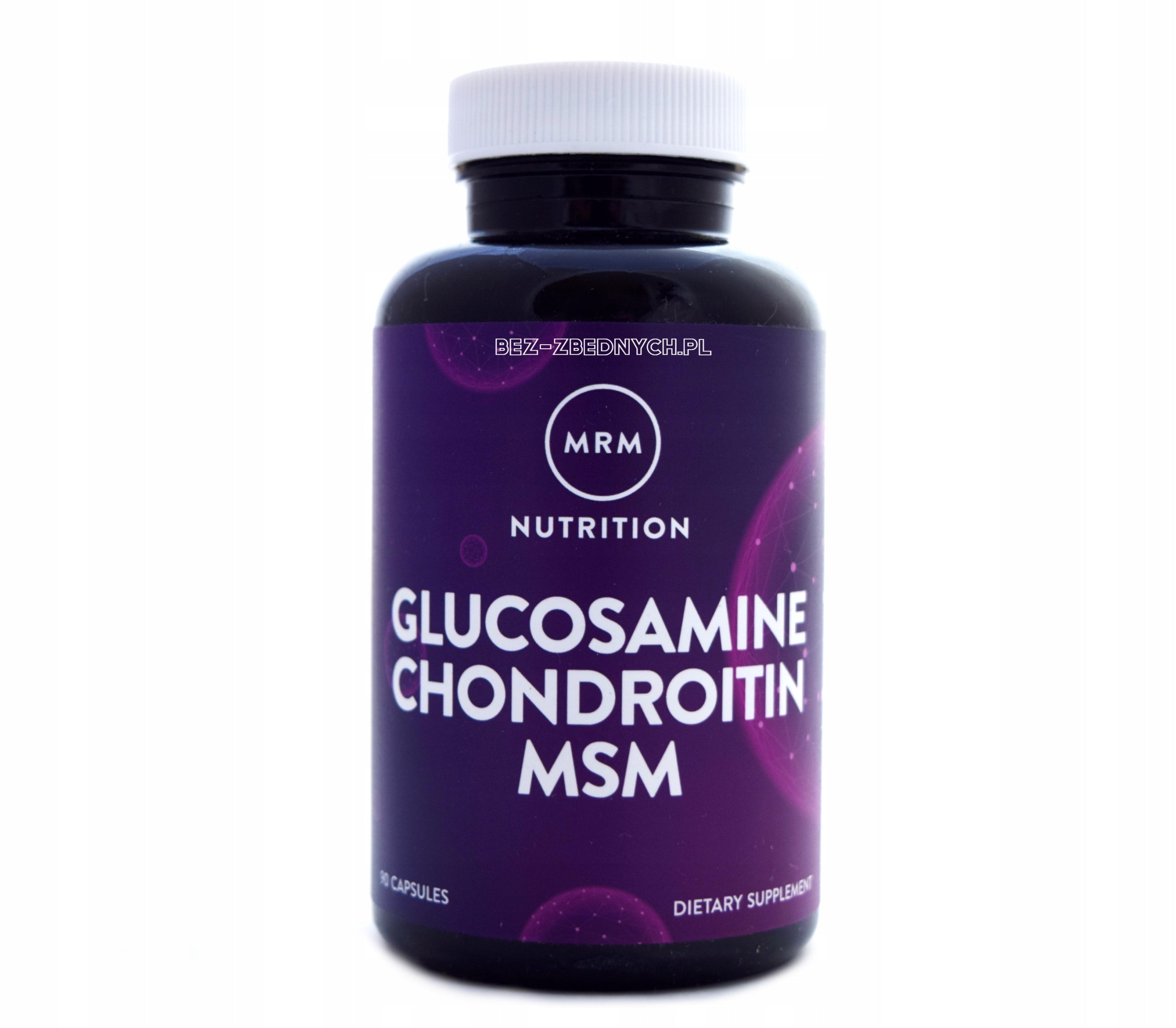 MRM Nutrition Glucosamine Chondroitin MSM 90caps FLEX JOINT GLUTEN FREE