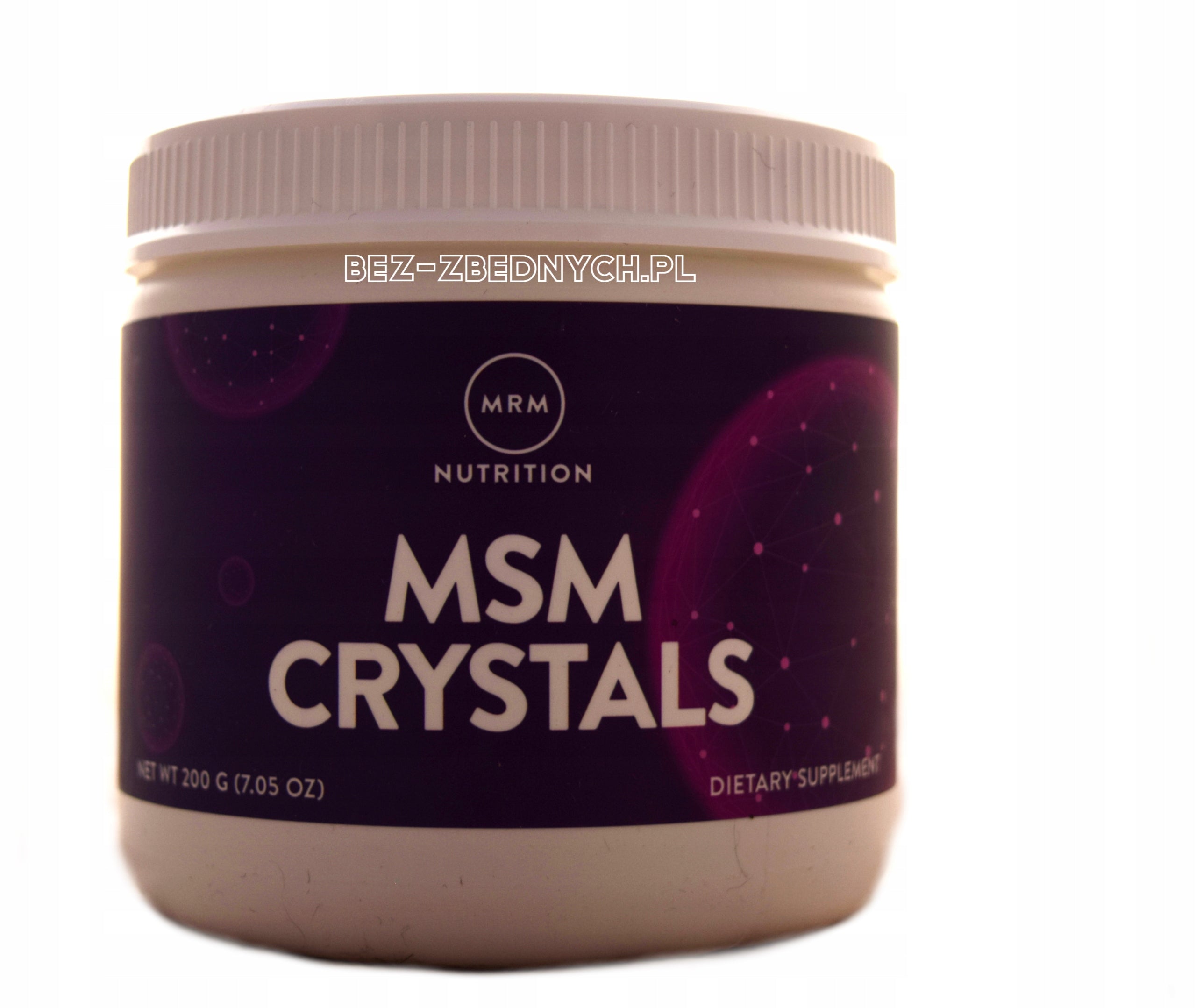MRM Nutrition MSM Crystals 200g Methylsulfonylmethane 1000mg VEGAN NON GMO