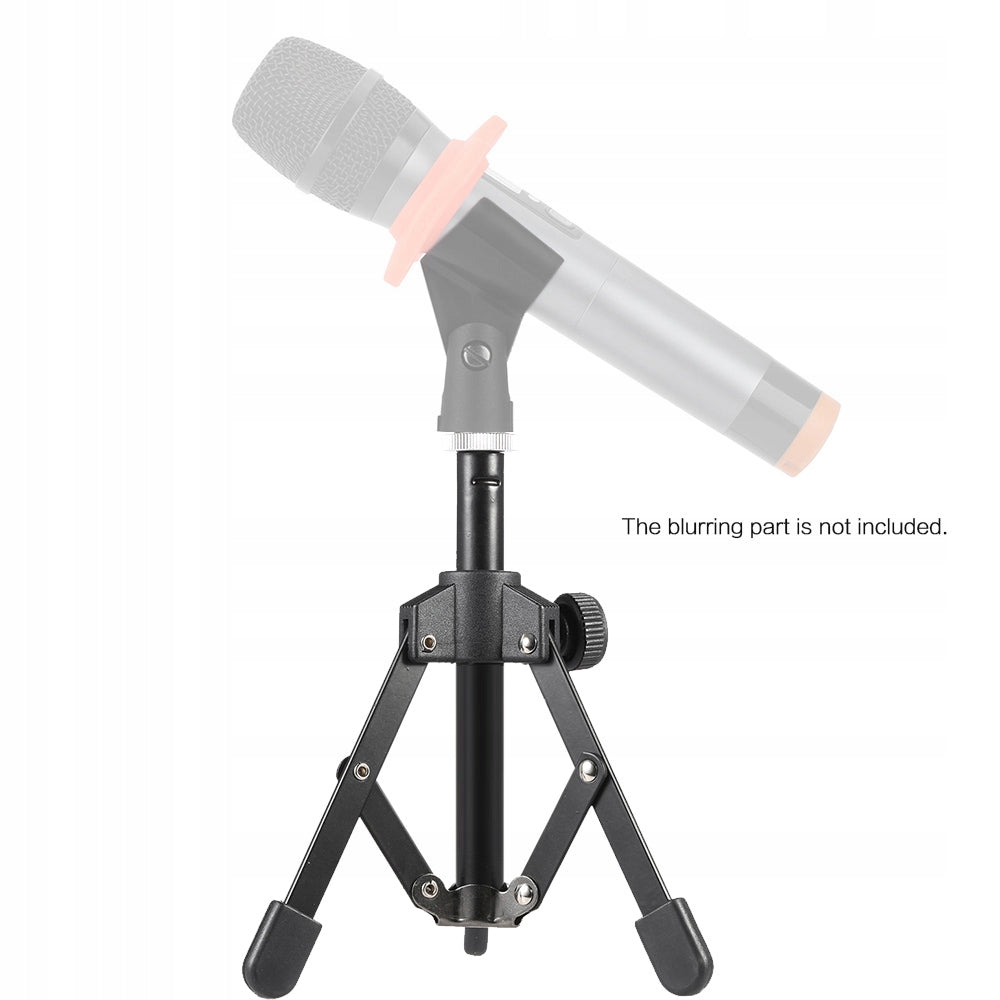 MS-12 Mini Folding Desktop Table Stand Tripod Microphone A5