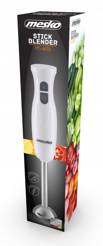 MS 4619 Hand Blender - 300W, 2 Speeds, Easy Cleaning Packaging status original