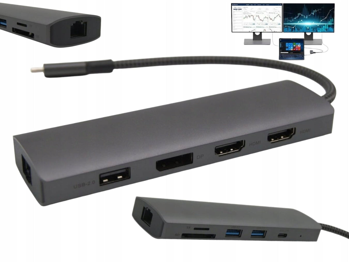 MSI Docking Station for 2 Monitors USB-C PD 4K HDMI Screen Extension