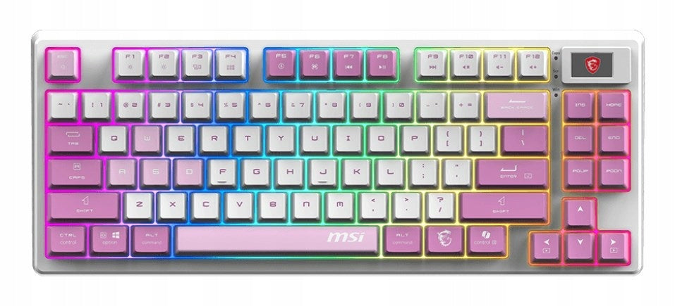 MSI FORGE GK600 TKL WIRELESS USB Bluetooth QWERTY Keyboard