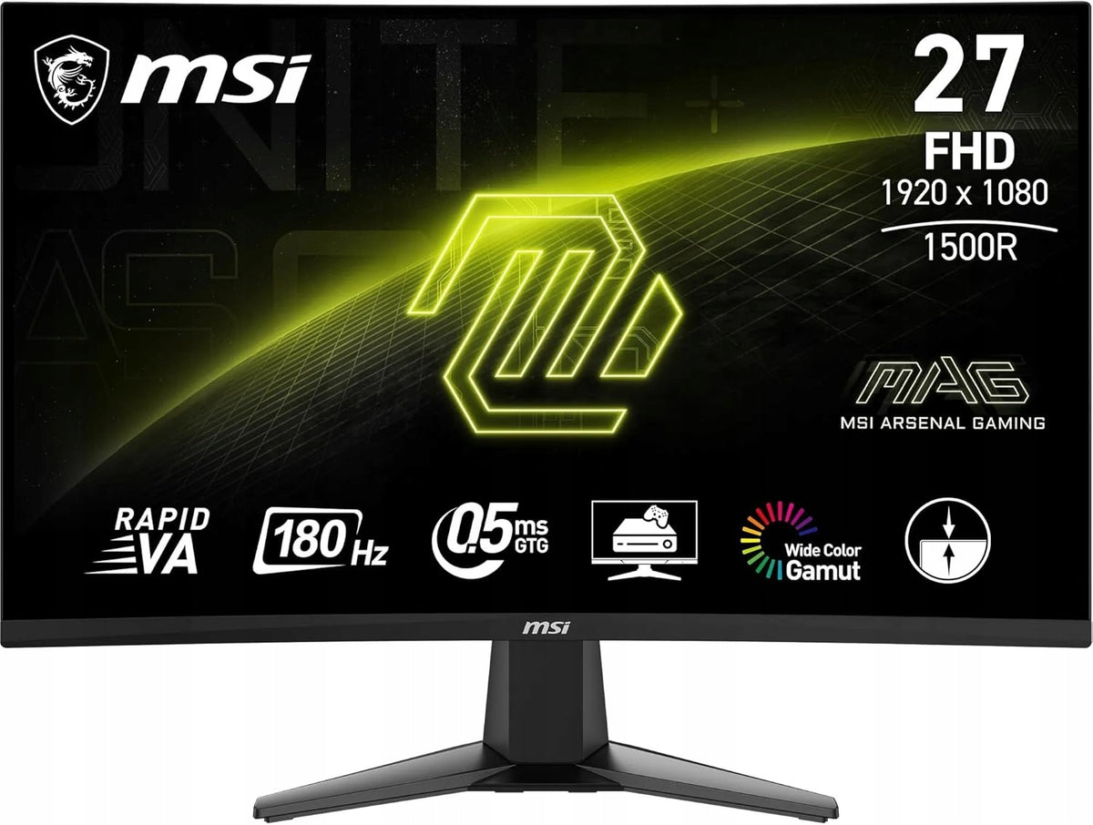 MSI MAG Gaming Monitor 27C6F 27" FHD Curved Adaptive-Sync