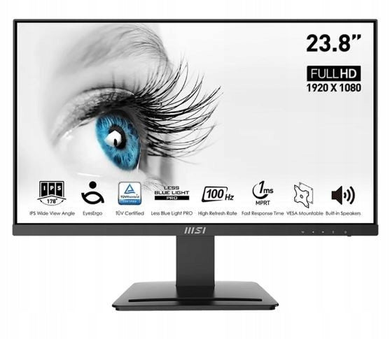 MSI PRO MP243X 23,8 inch IPS 1920x1080 FHD 1xHDMI 1.4 1xDP 1.2a