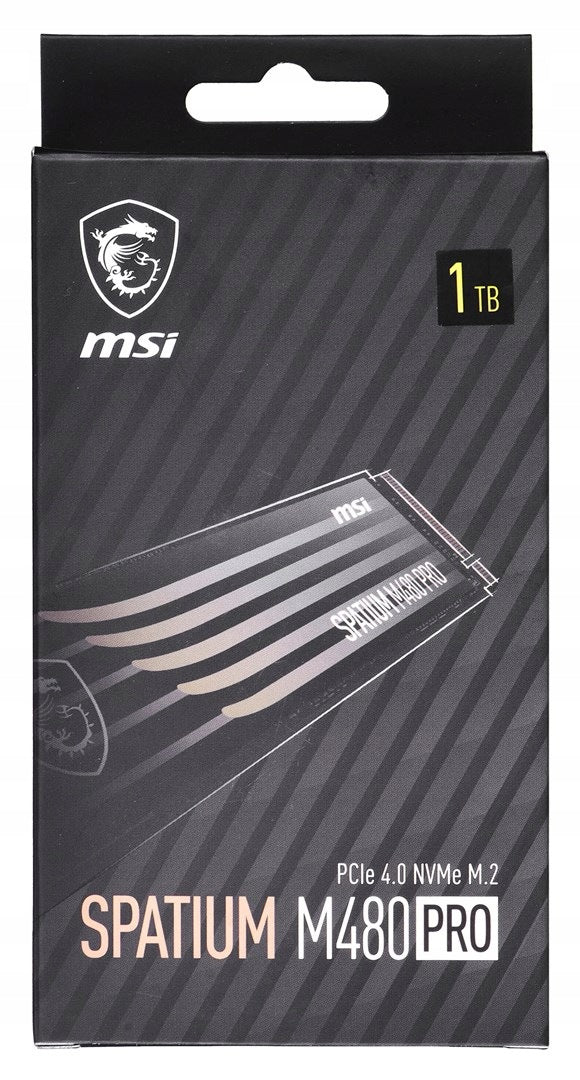 MSI SPATIUM M480 Pro 1TB PCIe 4.0 NVMe M.2 2280 SSD Manufacturer MSI