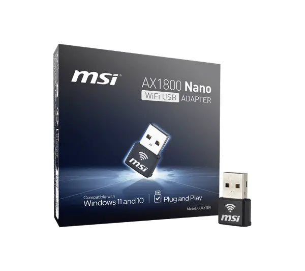 MSI USB Adapter AX1800 Nano WiFi