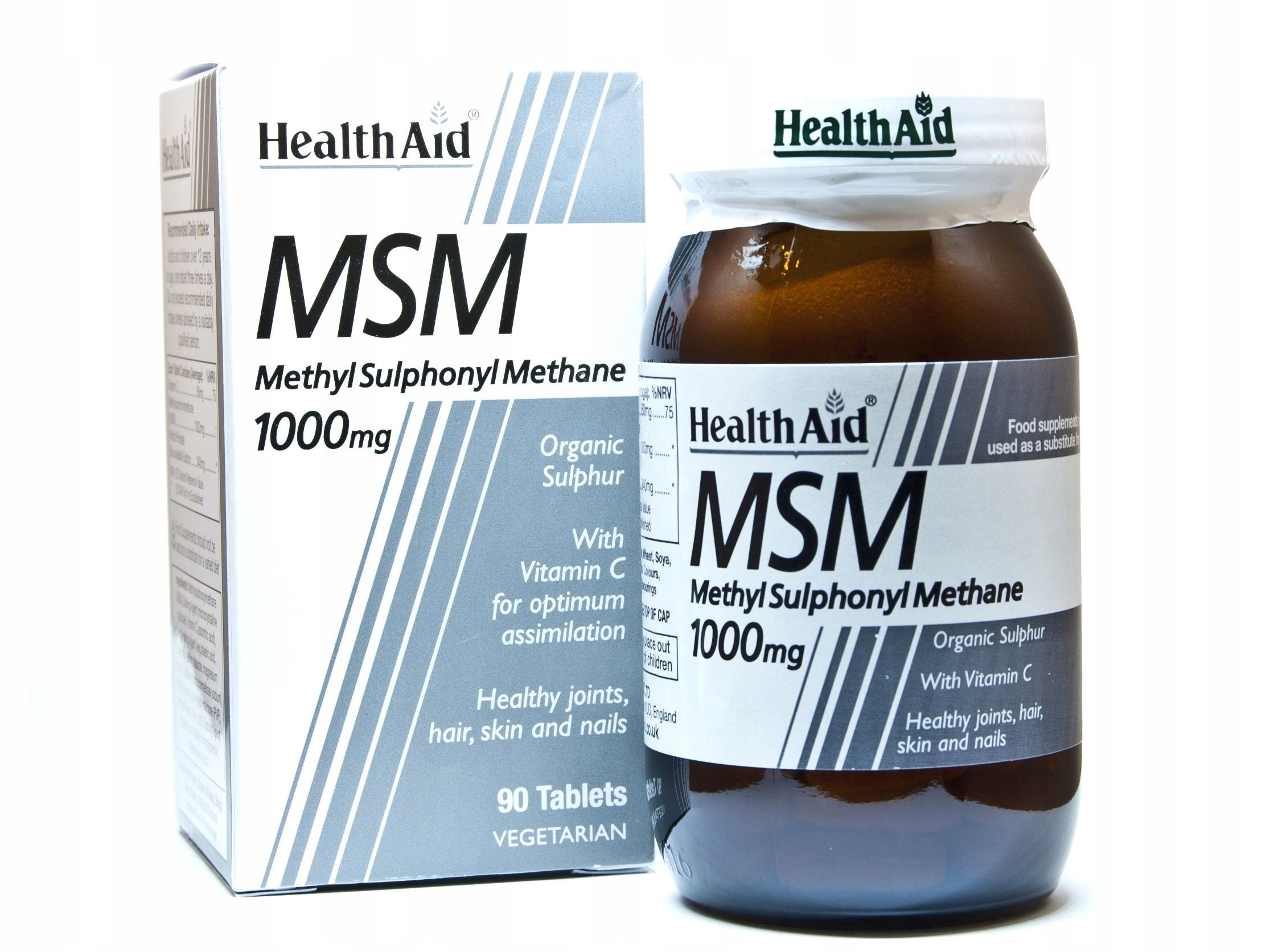 MSM 1000 Vitamin C Bones JOINTS Collagen HIGH DOSE