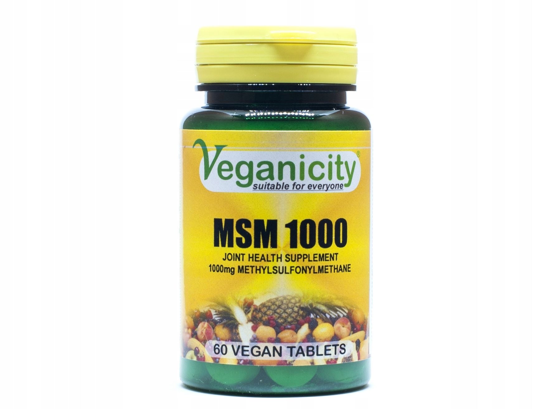 MSM 1000mg Vegetable LARGE DOSE BONE JOINT Collagen