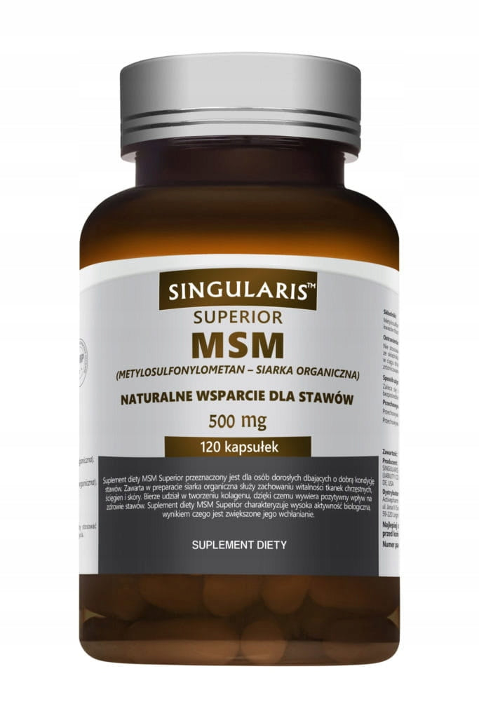 MSM 120 capsules Singularis 500mg Manufacturer code 5903263262329