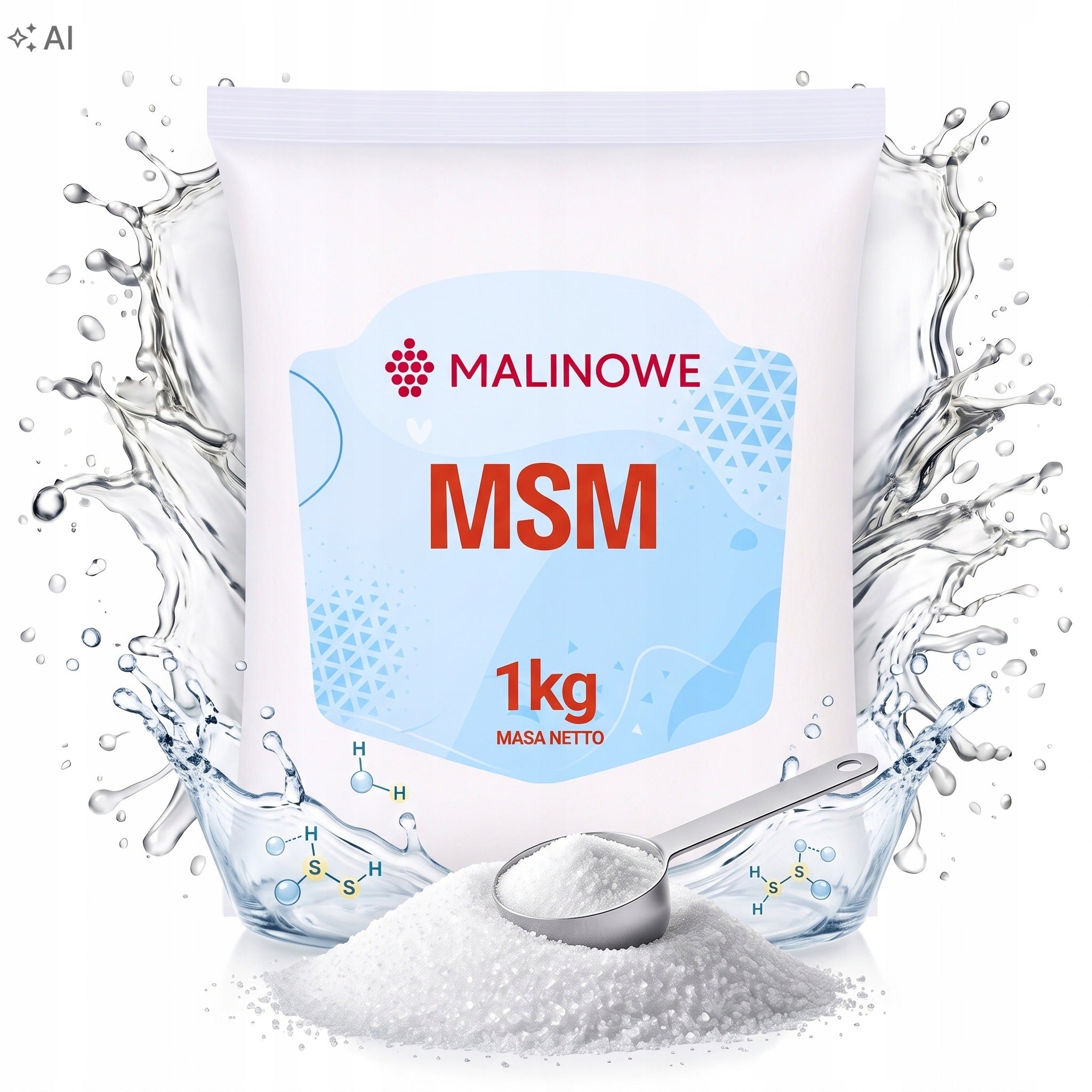 MSM ORGANIC SULFUR POWDER 1kg PREMIUM QUALITY