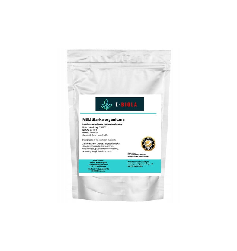MSM ORGANIC SULFUR POWDER DIMETHYLSULFONE 1KG