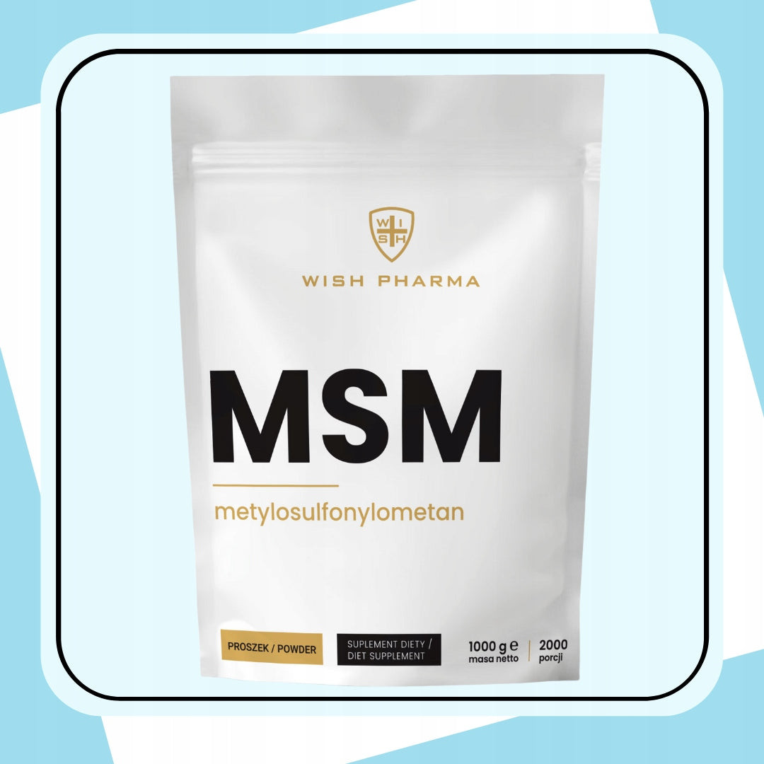 MSM Organic Sulfur Joints Muscle Skin Powder 100% Pure Powder 1 kg Brand no brand