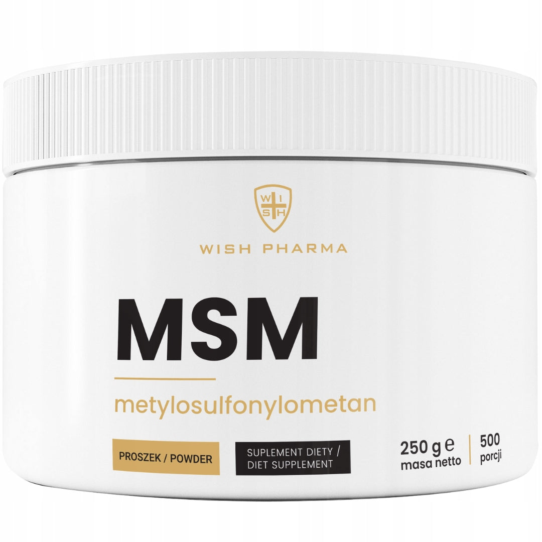 MSM Organic Sulfur Joints Muscle Skin Powder 100% Pure Powder 250 g