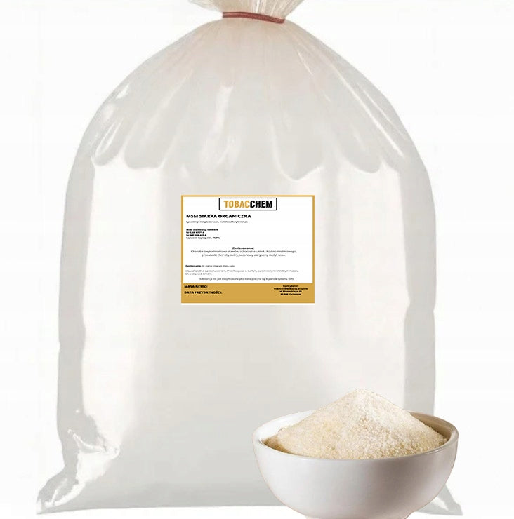 MSM – Organic Sulphur Powder (Dimethylsulfone) Purity 99,9% 10KG