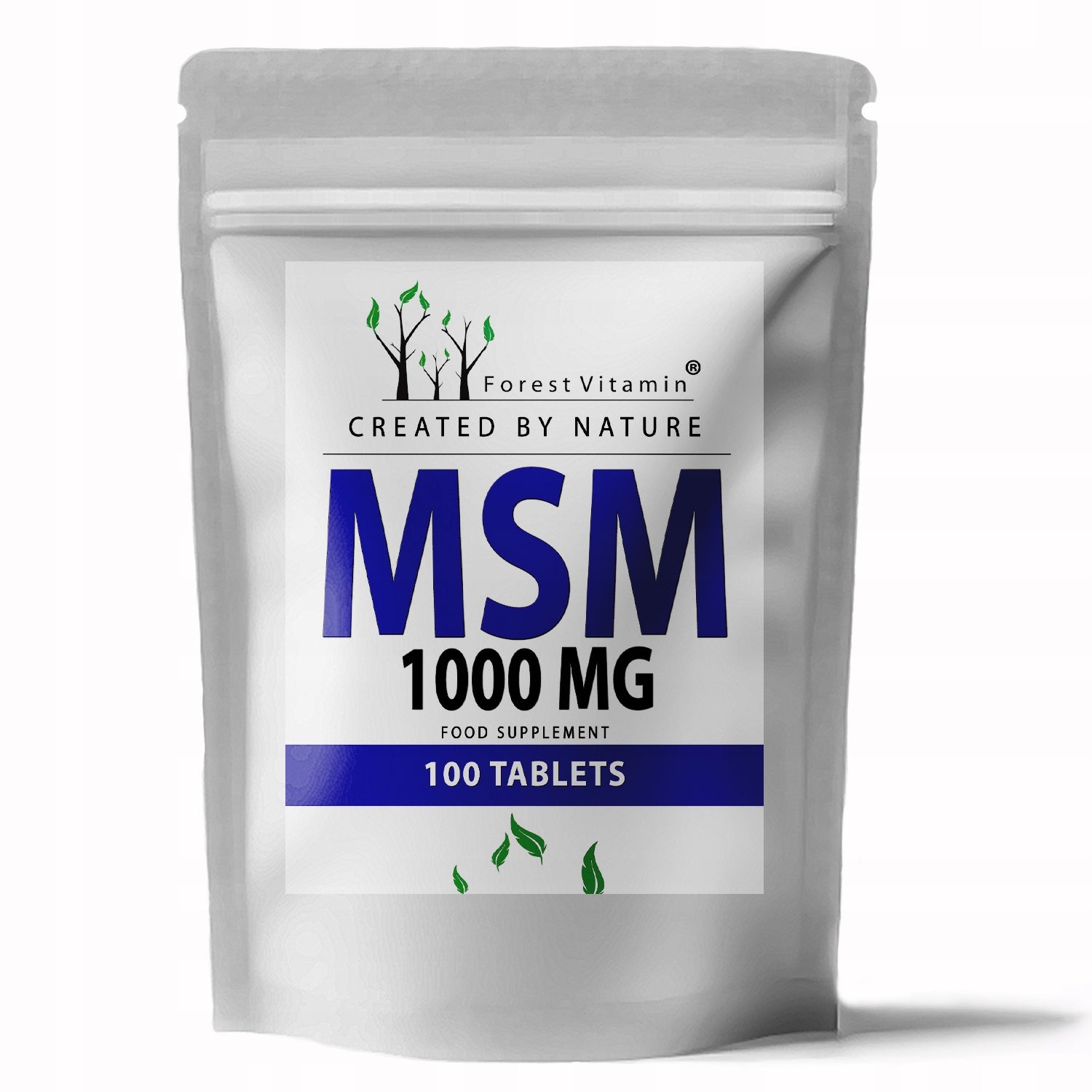 MSM SULFUR ORGANIC COLLAGEN BONE JOINTS STRONG Brand Forest Vitamin