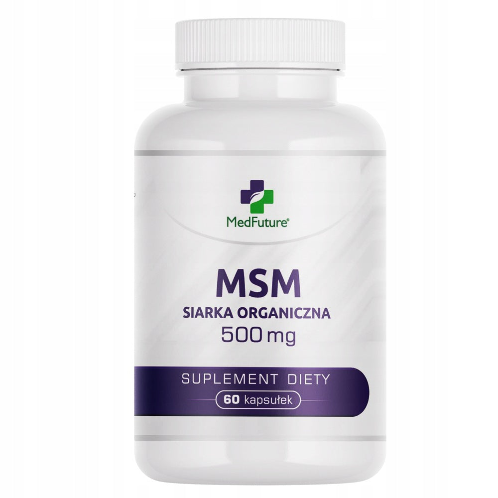 MSM organic sulfur 500 mg joints bone muscles