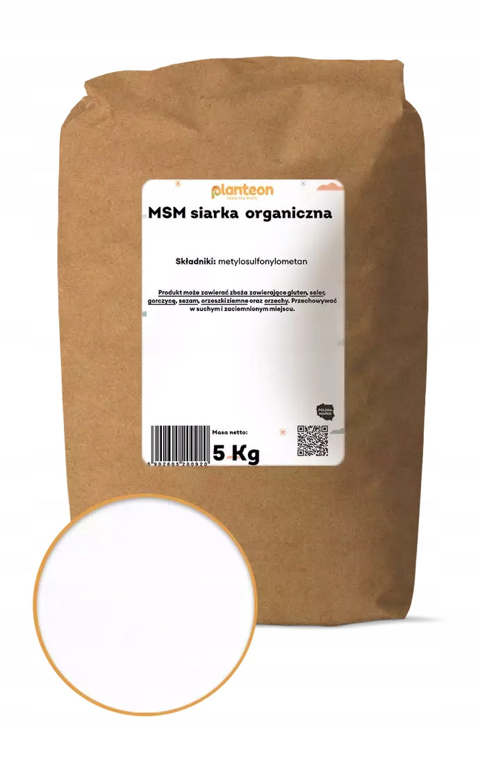 MSM organic sulfur 5kg Brand Planteon