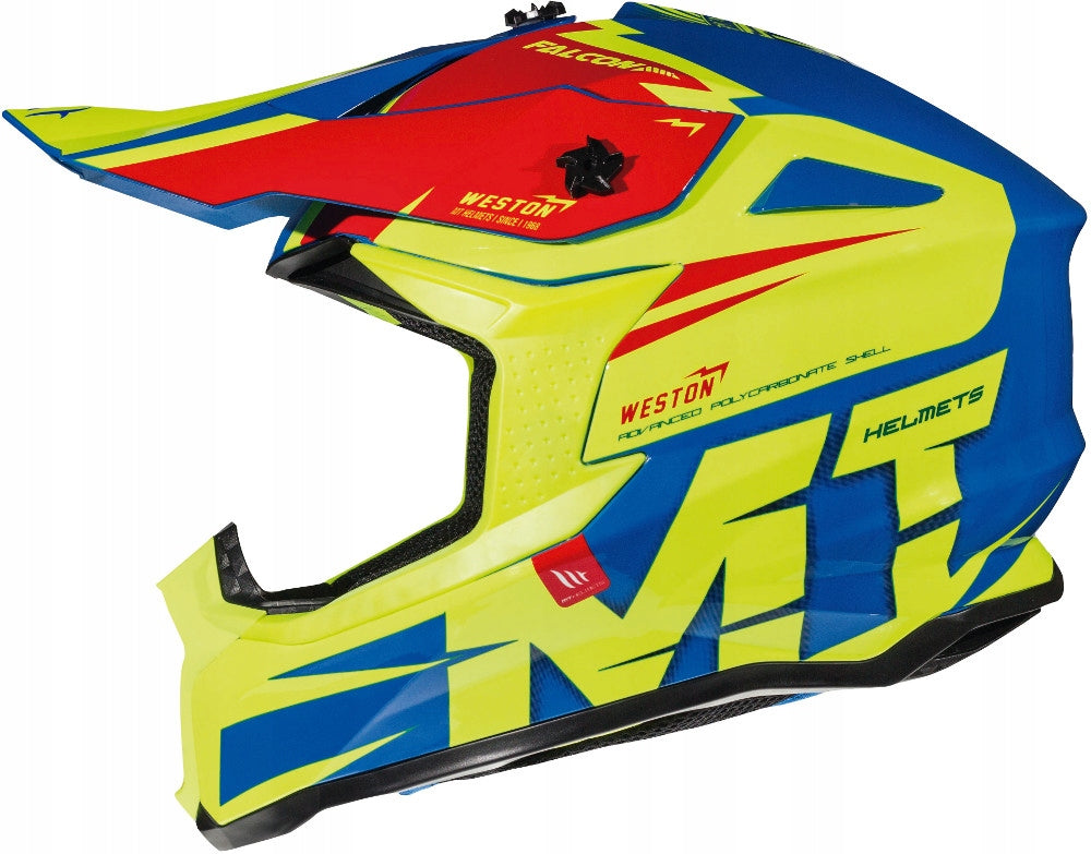 MT 11194572117/XL OFF ROAD CROSS HELMET MT FALCON WESTON SIZE. XL 61-62 cm Manufacturer's catalog number 11196530306