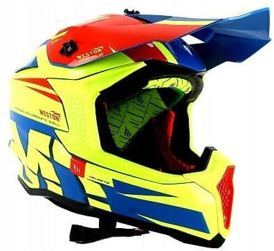 MT 11194572117/XL OFF ROAD CROSS HELMET MT FALCON WESTON SIZE. XL 61-62 cm