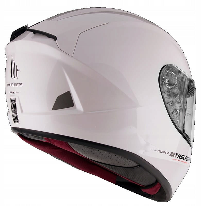MT BLADE 2 SV WHITE Motorcycle Helmet Packaging status original