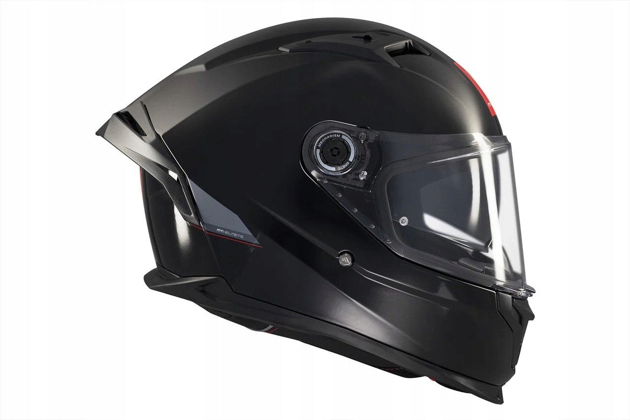 MT BRAKER SV SOLID BLACK MOTORCYCLE HELMET INTEGRAL XS Packaging status original
