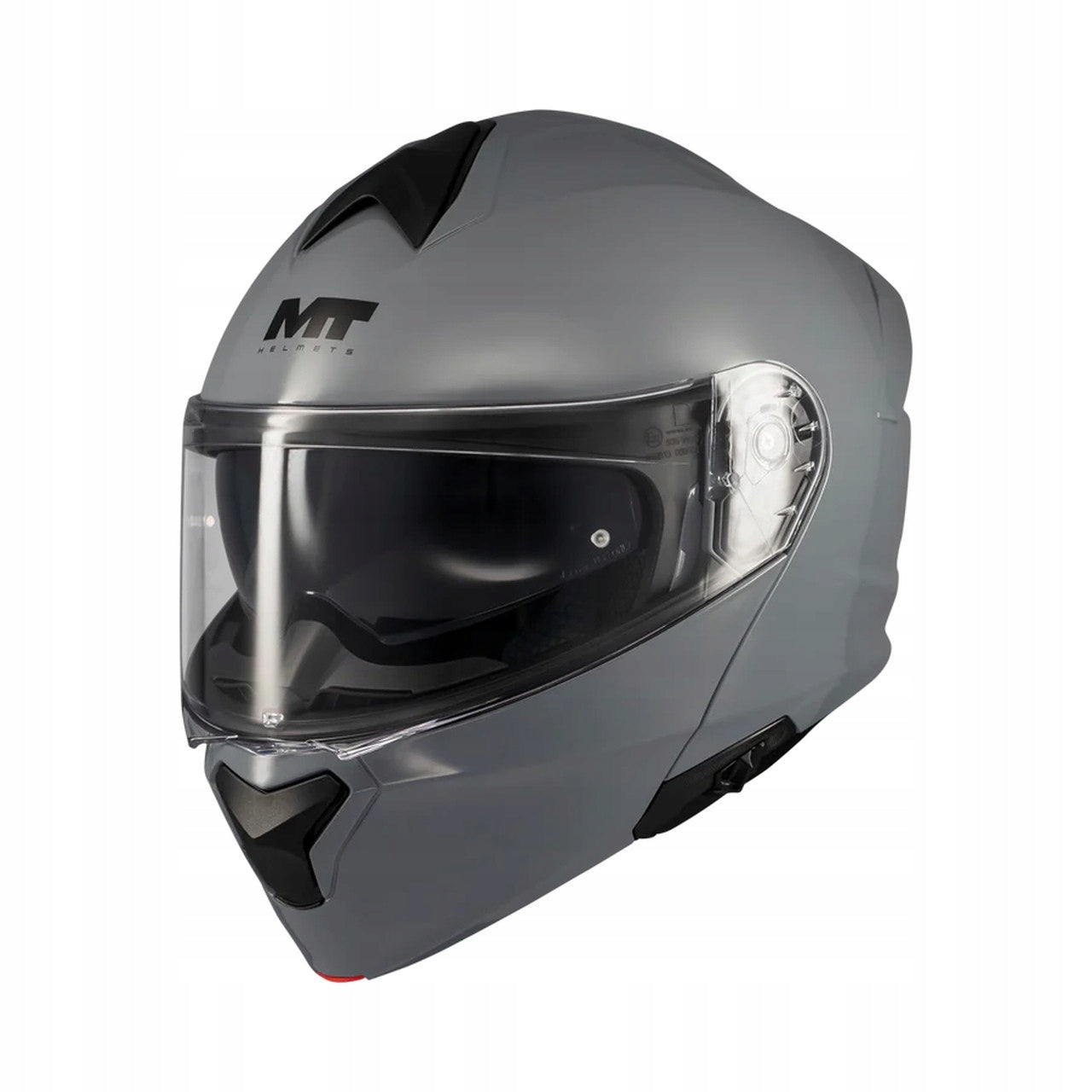 MT Genesis SV Pure A12 Jaw Motorcycle Helmet with Blend Grey Gloss L Packaging status original