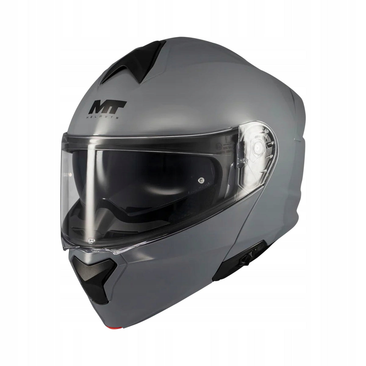 MT Genesis SV Pure A12 Jaw Motorcycle Helmet with Blend Grey Gloss L Packaging status original