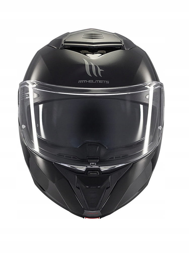 MT HELMETS ATOM 2 SV SOLID BLACK MOTORCYCLE HELMET BLACK JAW Packaging status original
