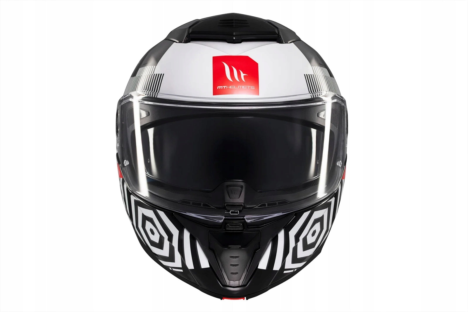 MT HELMETS ATOM 2 SV STRANGE B2 BLACK WHITE MOTORCYCLE HELMET BLACK WHITE Manufacturer MT