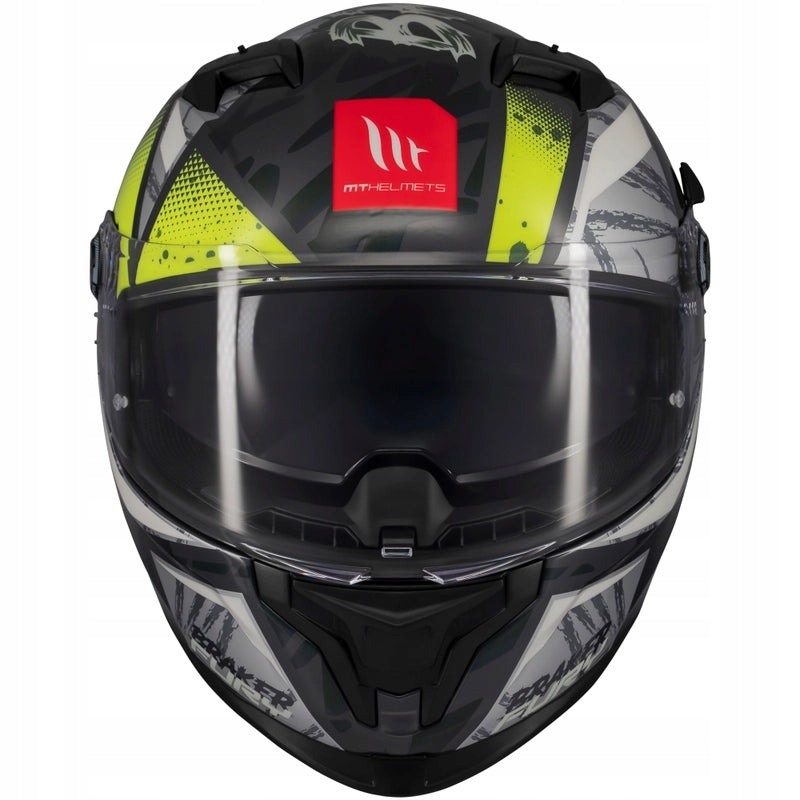 MT HELMETS BRAKER SV FURY C6 GREY GREEN GLOSS MOTORCYCLE HELMET INTEGRAL Packaging status original