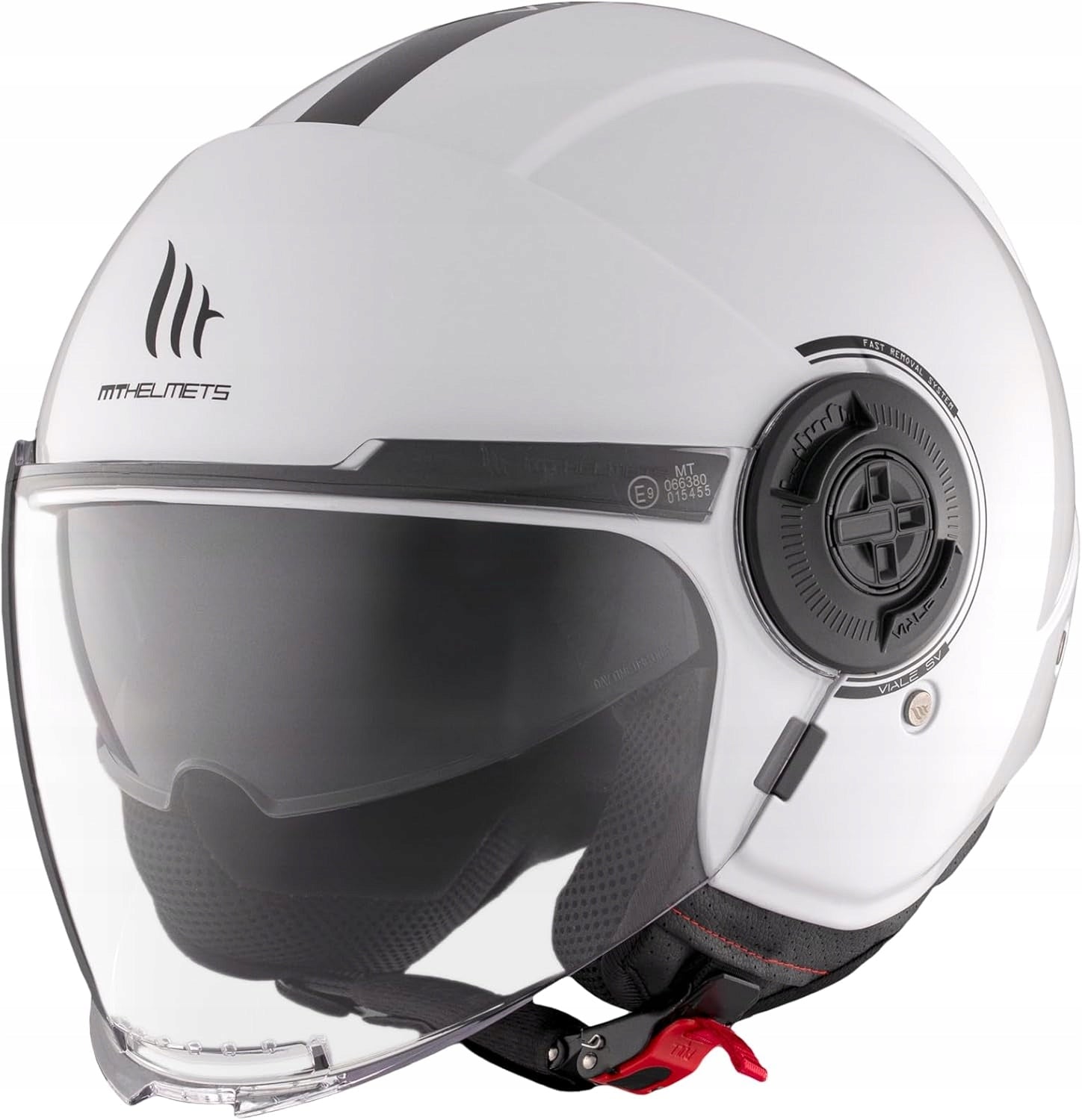 MT HELMETS VIALE SV WHITE MOTORCYCLE HELMET OPEN JET FOR GIFT
