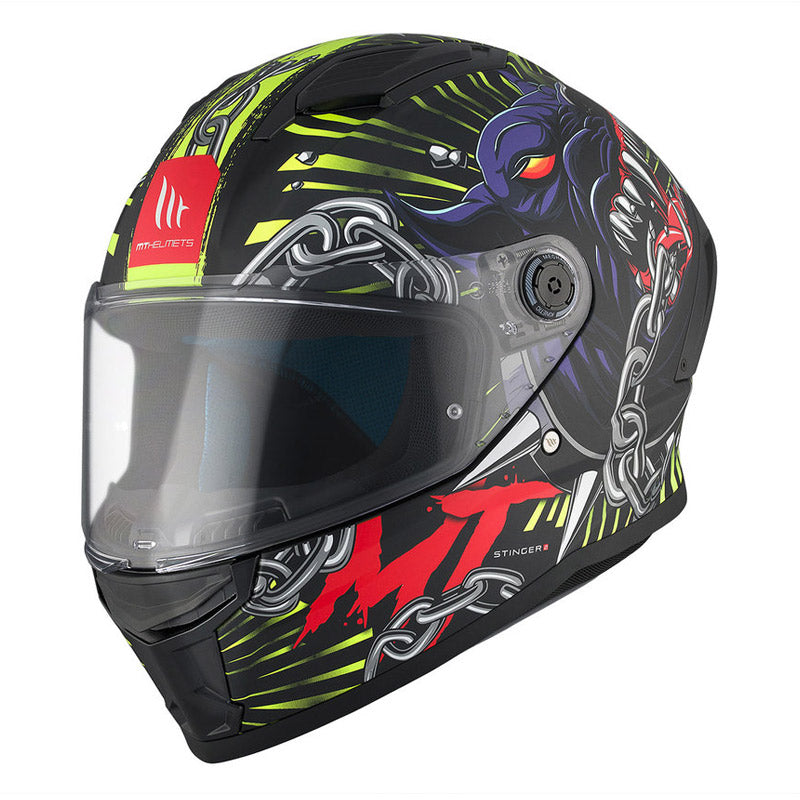 MT Helmets STINGER 2 AKIN (ECE 22.06) A3 matt r. S