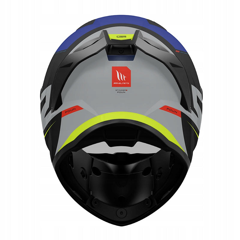 MT Helmets STINGER 2 POUN B6 integral helmet black/blue/matte L Manufacturer MT