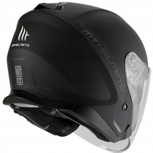 MT Open jet helmet THUNDER 3 SV matt black M Manufacturer's catalog number MT11200000135