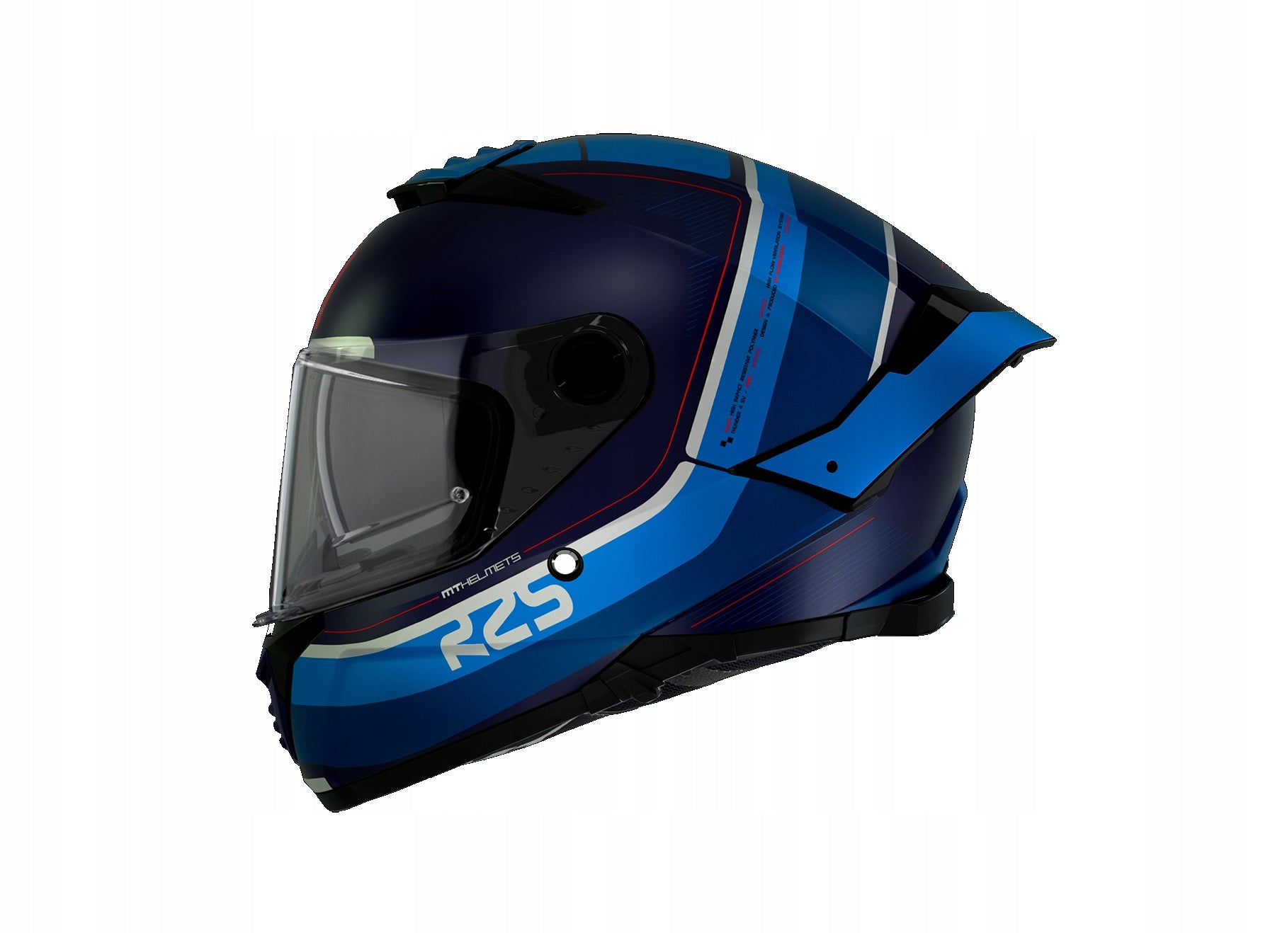 MT THUNDER 4 SV R25 C7 BLUE Motorcycle Helmet Integral Sports Manufacturer MT