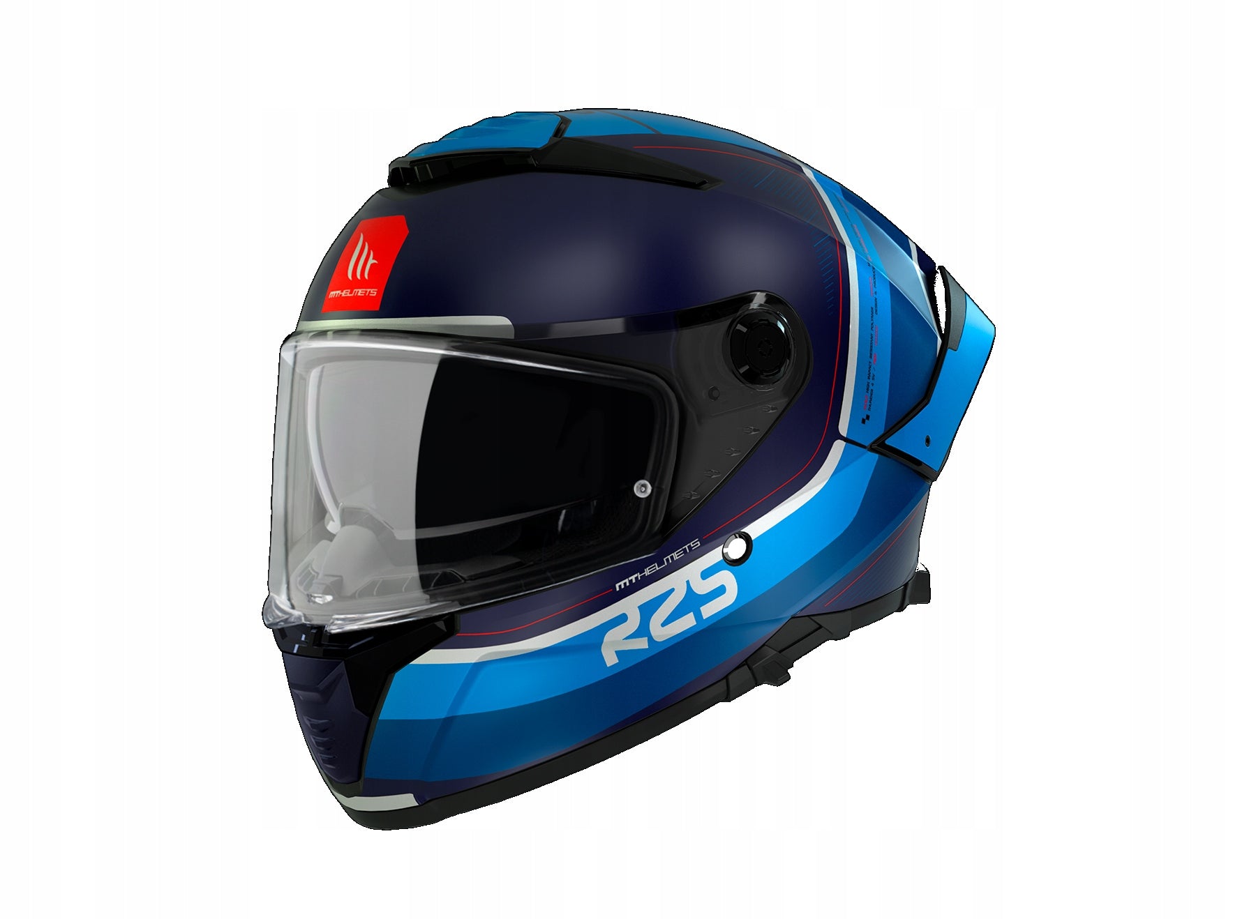 MT THUNDER 4 SV R25 C7 BLUE Motorcycle Helmet Integral Sports