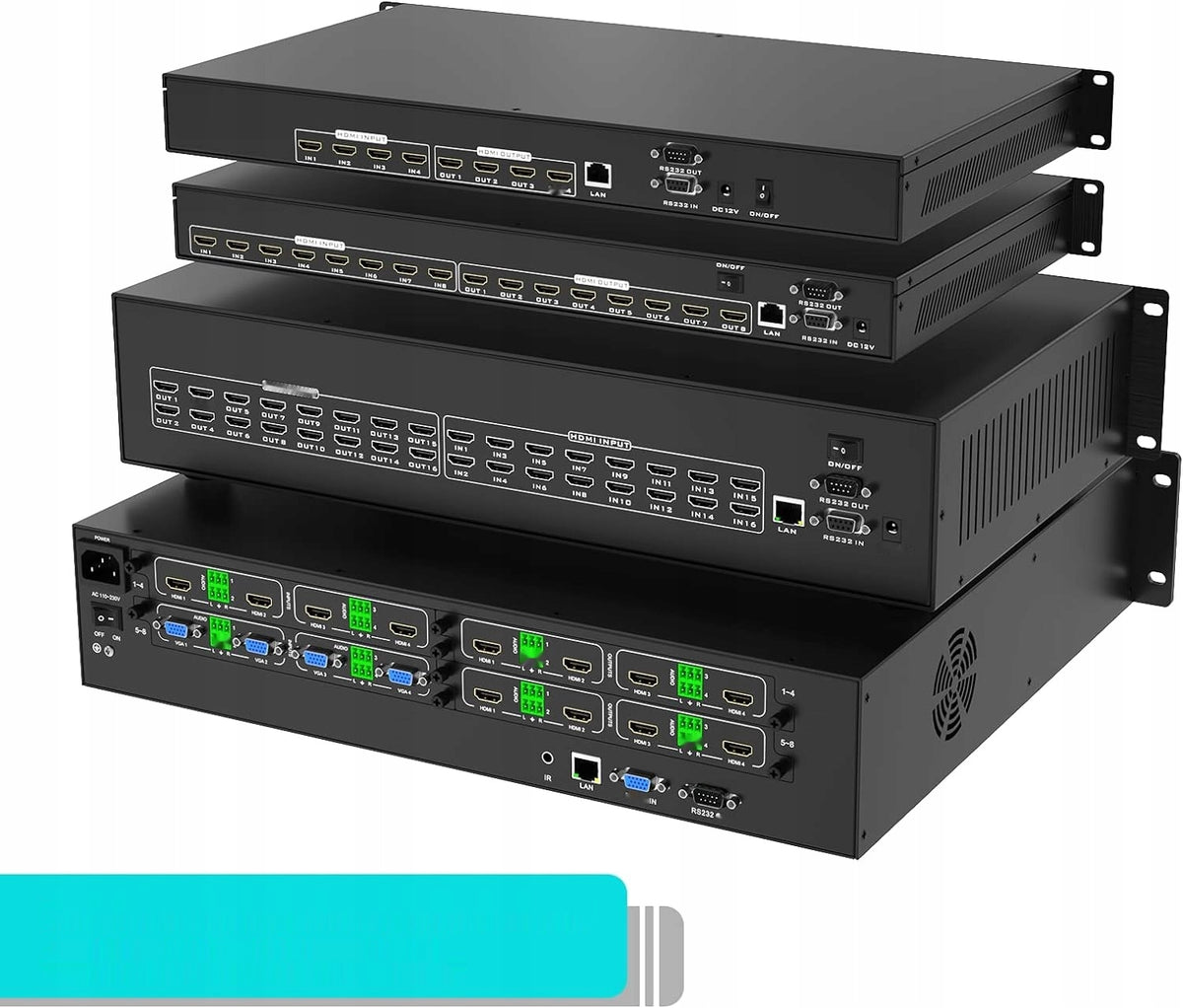MT-VIKI 4K HDMI Matrix Switch 8x8 with Internet Control,IRPilot,RS-232 Manufacturer code MT-VIKI 4K