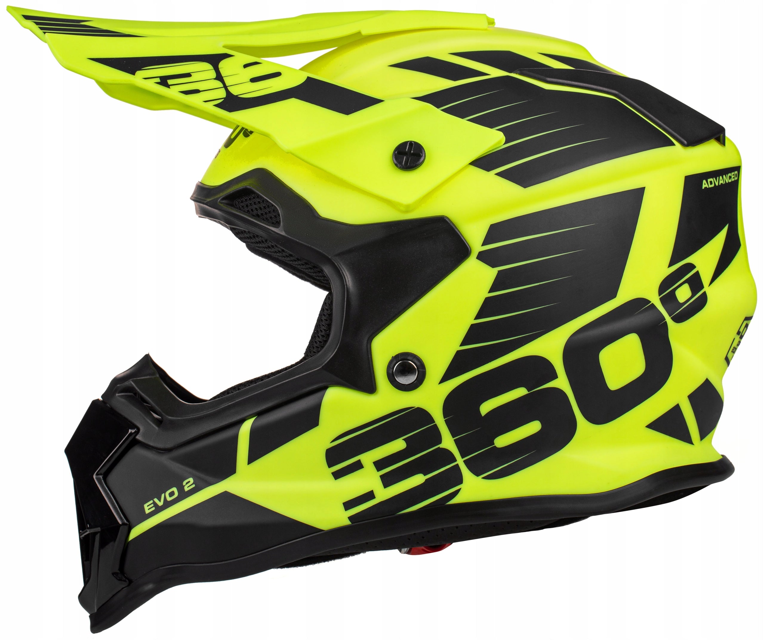 MTB ATV CROSS ENDURO MOTORCYCLE HELMET FOR QUAD HOMOLOGATION EU 360° FLUO M EAN (GTIN) 5903636638164