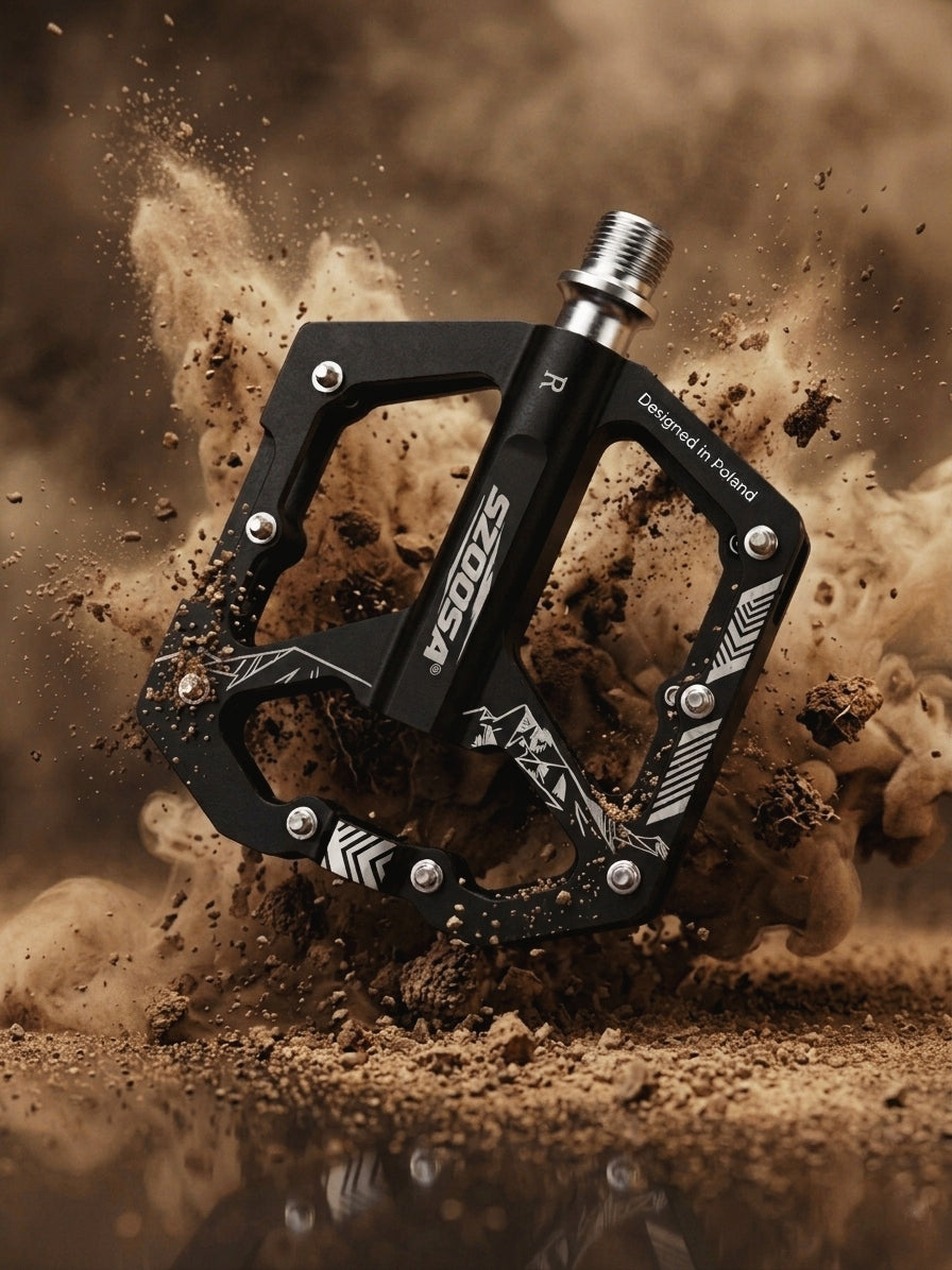 MTB Aluminum Platform Bike Pedals 3 Bearing Pins RidgePro-Q5Alpine Model RidgePro-Q5 Alpine