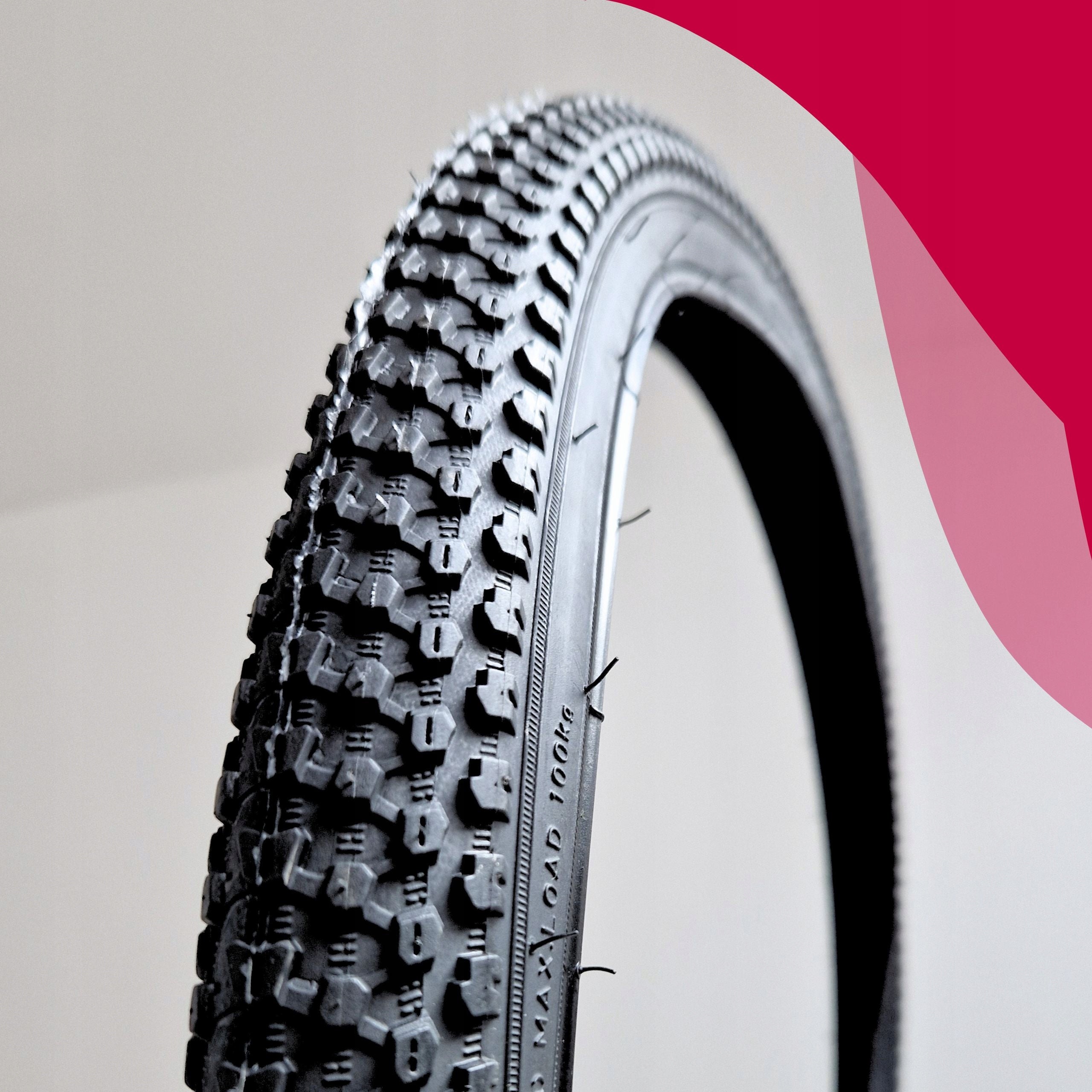 MTB BIKE TYRE MOUNTAIN VELOXO DIRTRIDER 24X2,125BLACK 24 inch Tire type wired